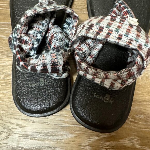 Sanuk Yoga Mat Sling 2 Prints Sandals Women's Size 9.5 - Picture 4 of 7